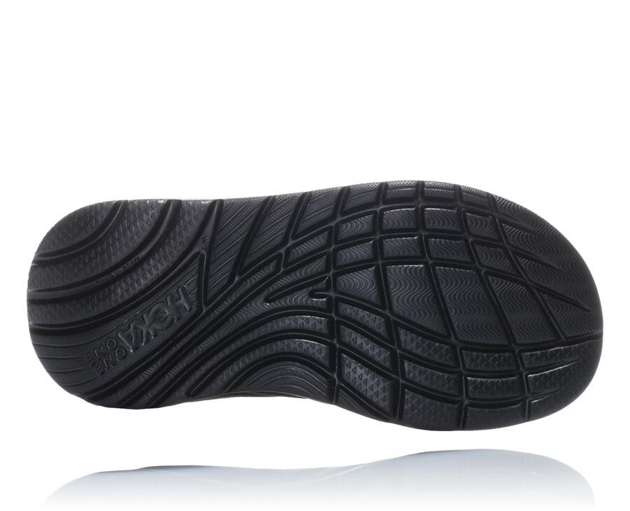 Hoka One One Ora Recovery Flip Sandaler Dam - Svarta - JRTDV-2185